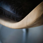 Creus Revolving Cedar Armchair by Riva 1920