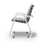 Sunset Black-And-White Dining Armchair by Exteta