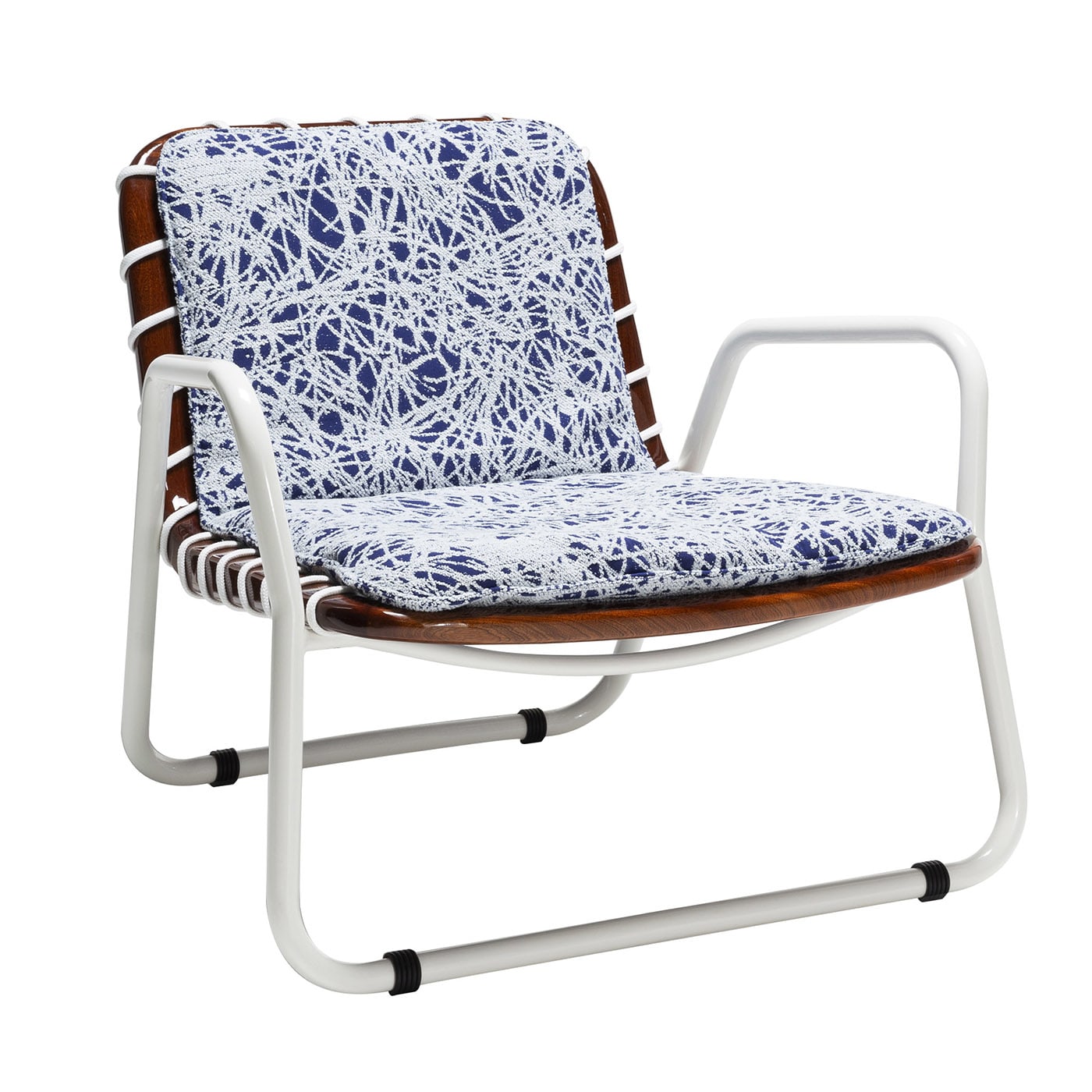 Sunset Blue & White Armchair by Exteta