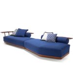 Sunset Platform Sofa with Side Table by Exteta