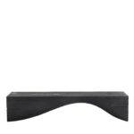 Curve Volcano-Black Bench by Riva 1920