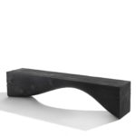 Curve Volcano-Black Bench by Riva 1920