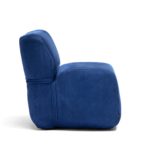 Soft Small Blue Lounge Chair by Exteta