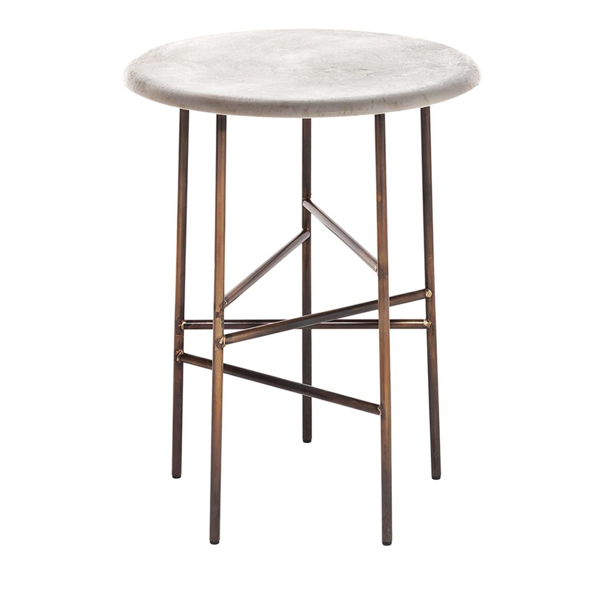 10th Star White Side Table 40 by Exteta