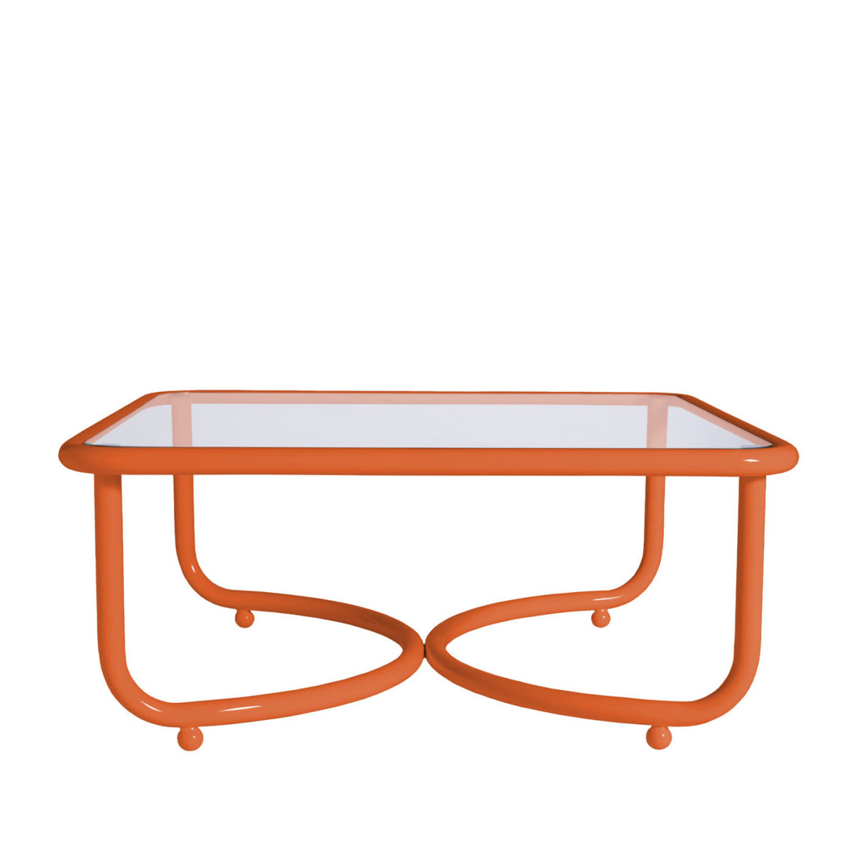 Locus Solus Orange Low Table by Exteta