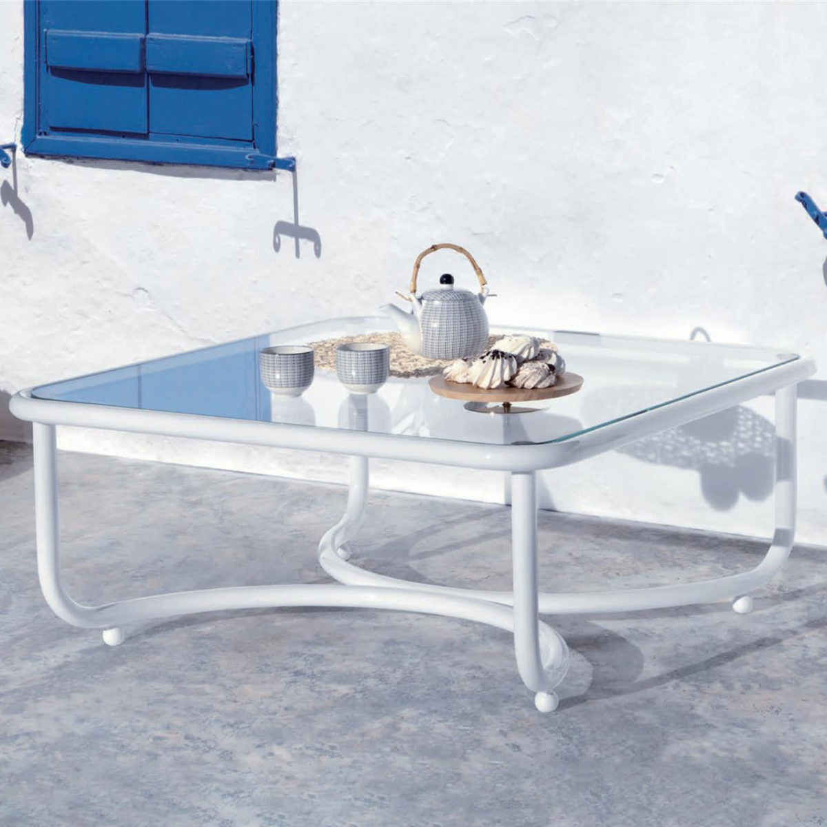 Locus Solus White Low Table by Exteta