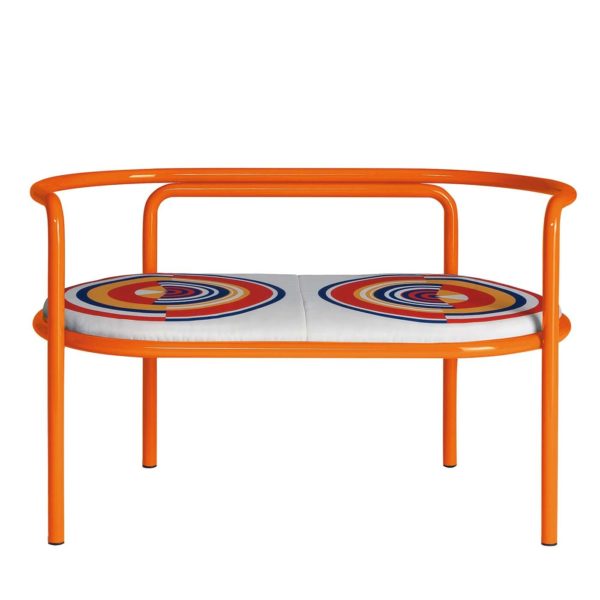 Locus Solus Orange Loveseat by Exteta