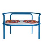 Locus Solus Blue Loveseat by Exteta