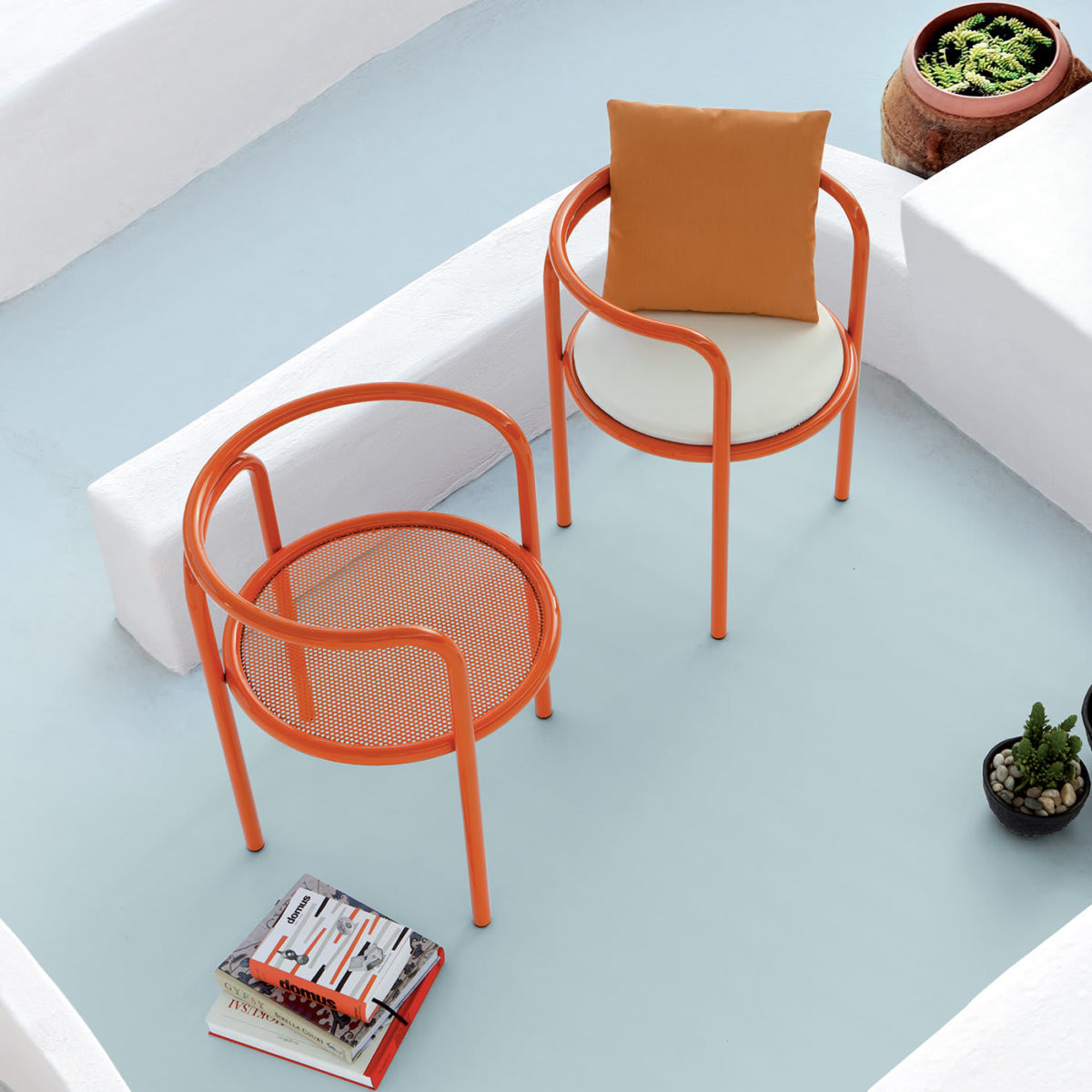 Locus Solus Orange Chair by Exteta