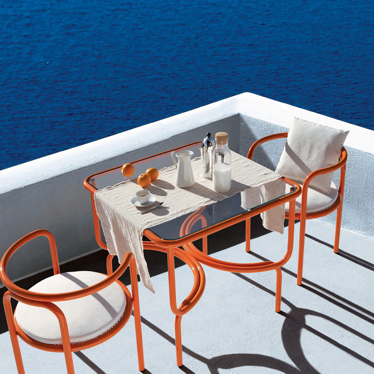 Locus Solus Orange Chair by Exteta