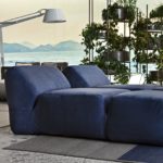 Soft Blue Chaise Longue by Exteta