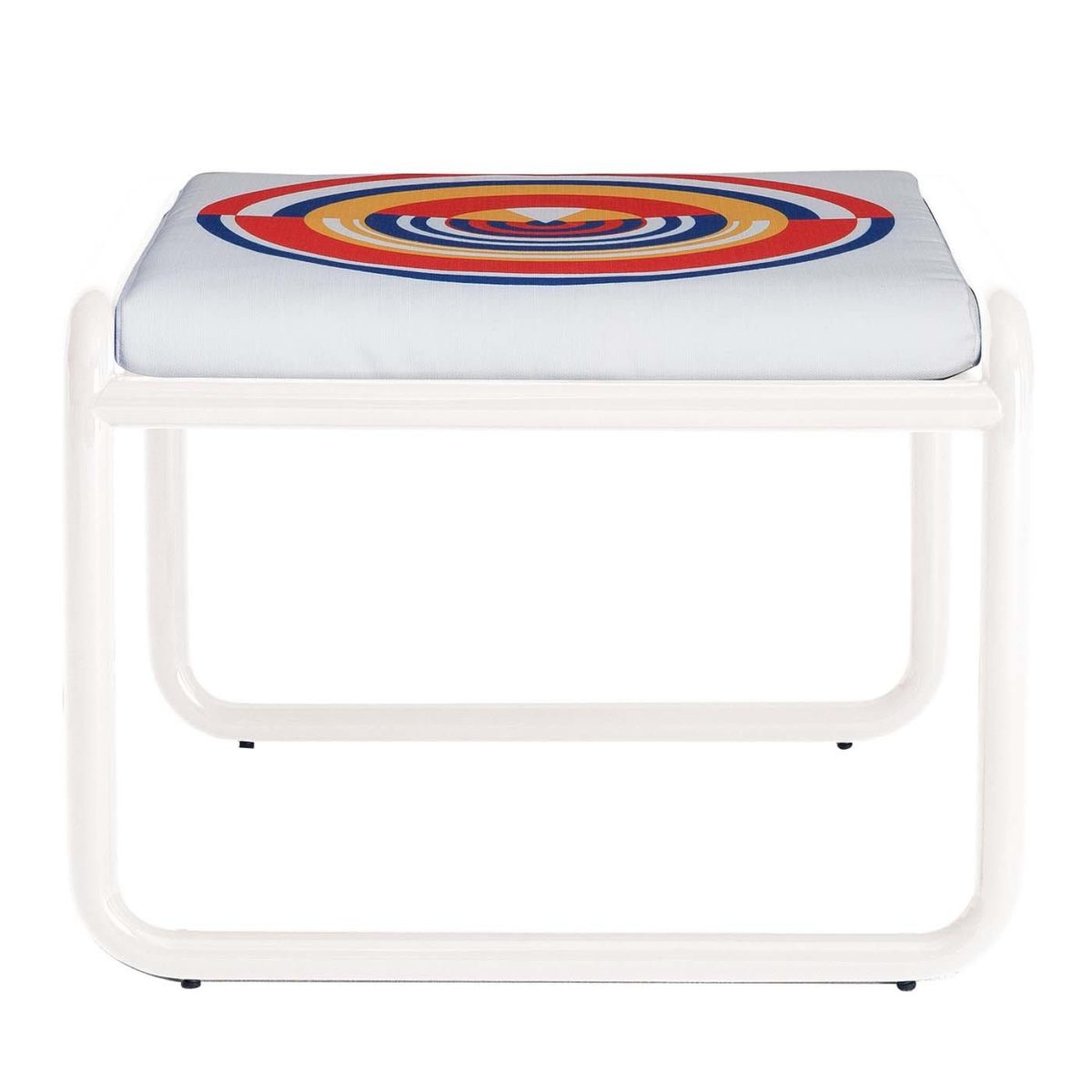 Locus Solus White Pouf by Exteta