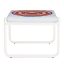 Locus Solus White Pouf by Exteta
