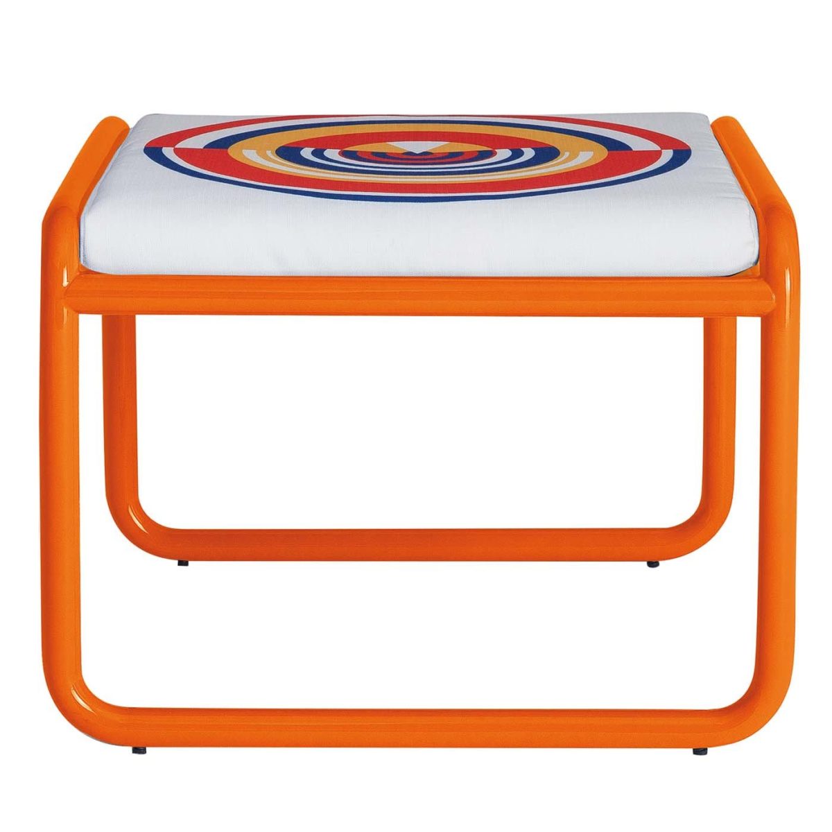 Locus Solus Orange Pouf by Exteta