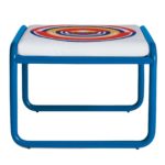 Locus Solus Blue Pouf by Exteta