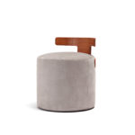 Levante Beige T-Pouf by Exteta