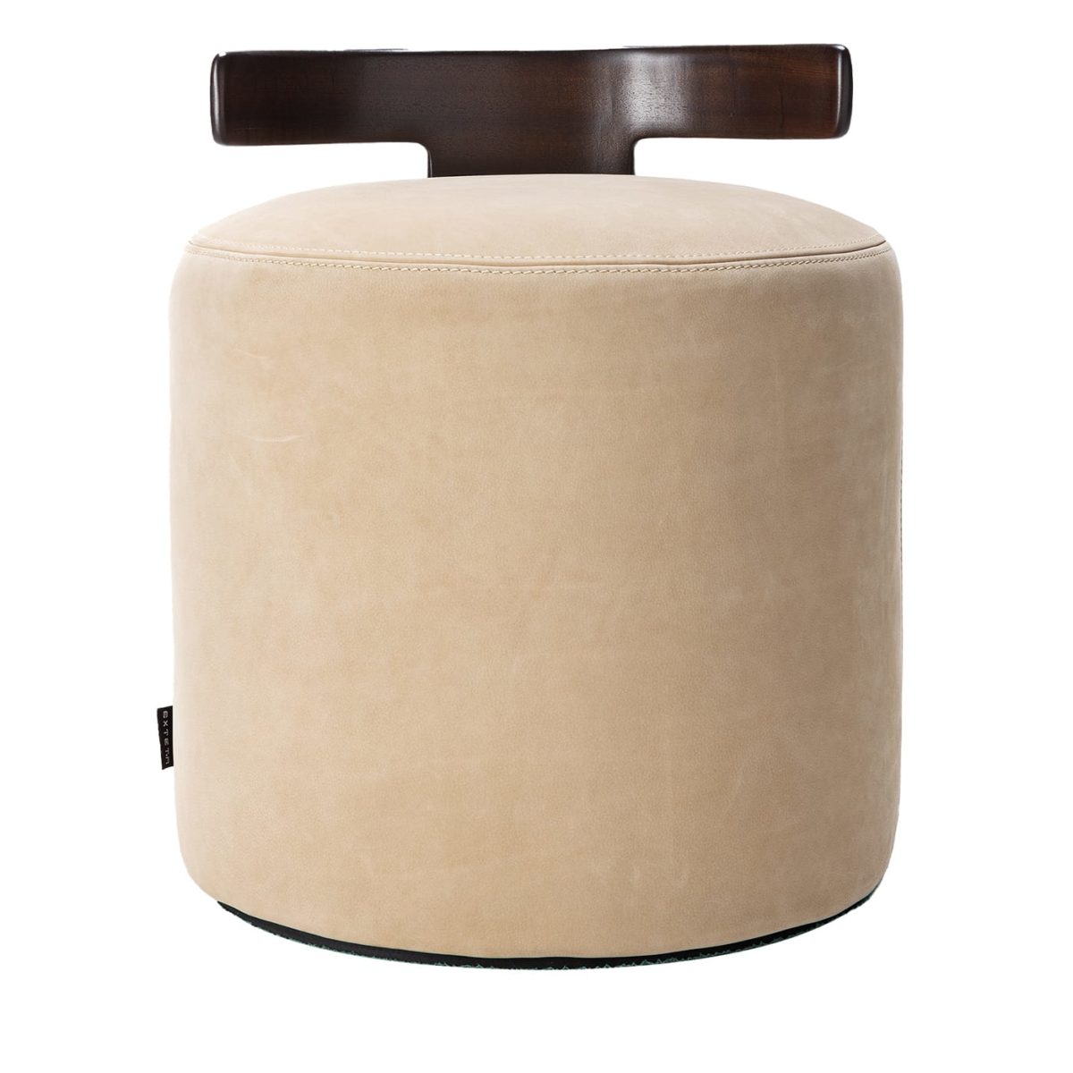 Levante Cream White T-Pouf by Exteta