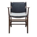 Levante Dark Chair with Armrests by Exteta