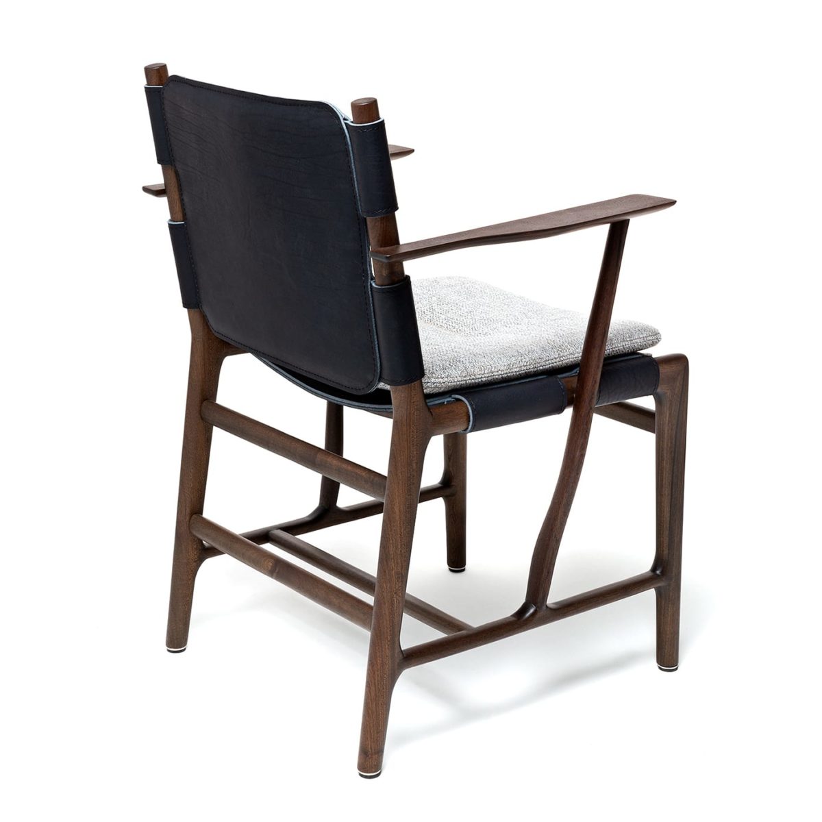 Levante Dark Chair with Armrests by Exteta