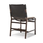 Levante Dark Leather Chair by Exteta