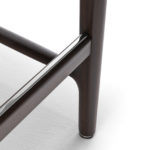 Levante Dark Leather Chair by Exteta