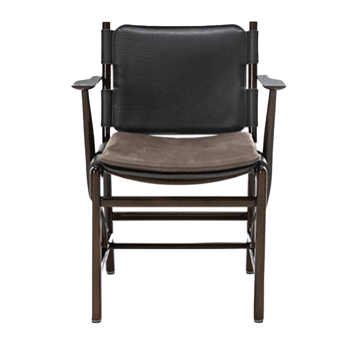 Levante Dark Leather Chair by Exteta