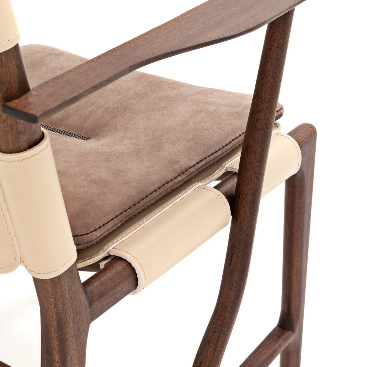 Levante Beige Chair with Armrests by Exteta