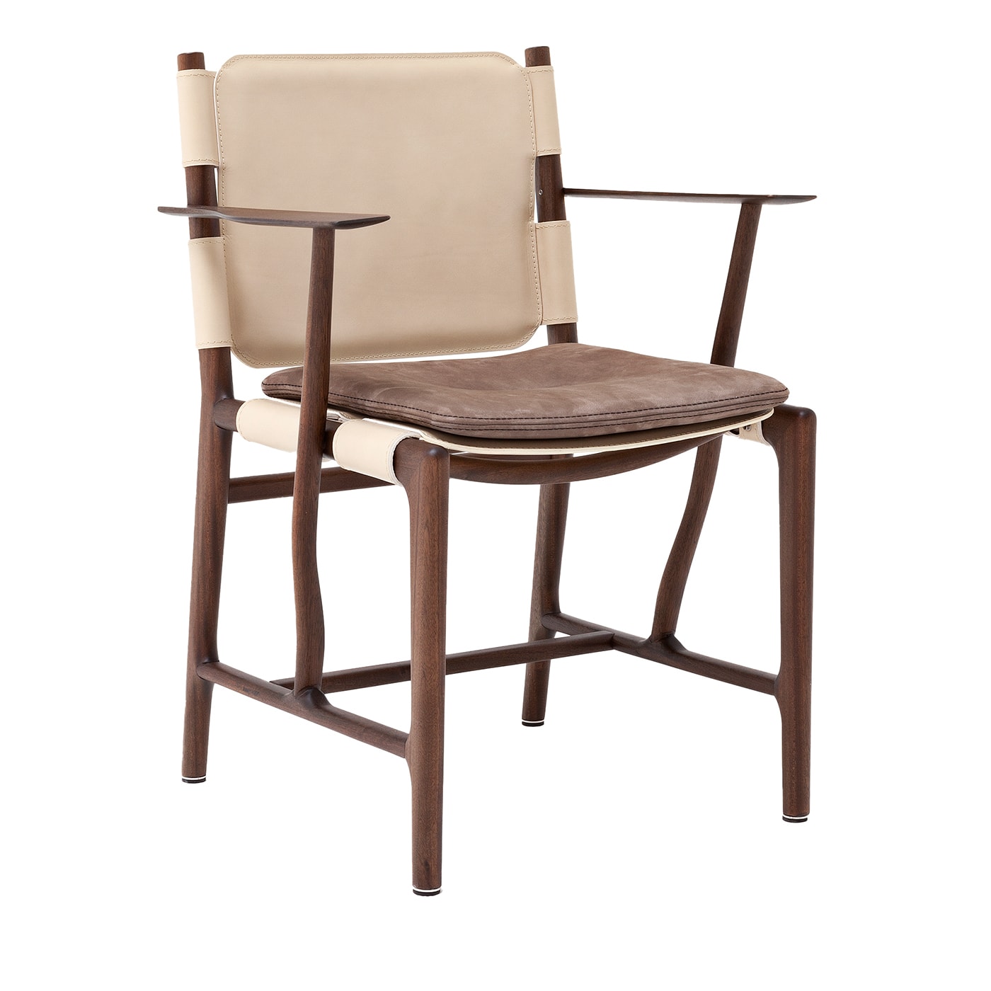 Levante Beige Chair with Armrests by Exteta