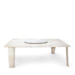 Biscuit Square Ostuni Table by  Exteta