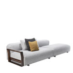 Elba Modular Barrique + Gray Sofa by  Exteta