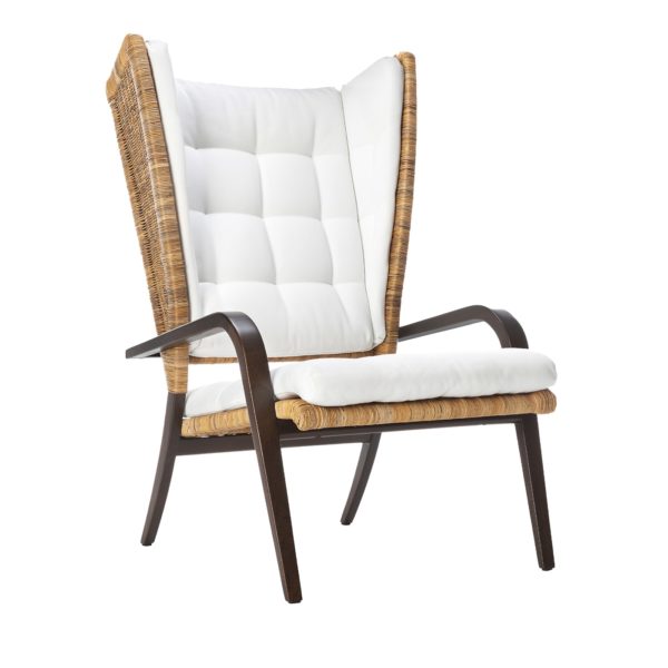 Poltrona Bergere 1939 White Armchair by  Exteta