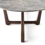 Sunset Oval Barrique + Sahara Grey Dining Table by  Exteta