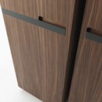 Nuit 2 -Door Walnut Closet by Riva 1920