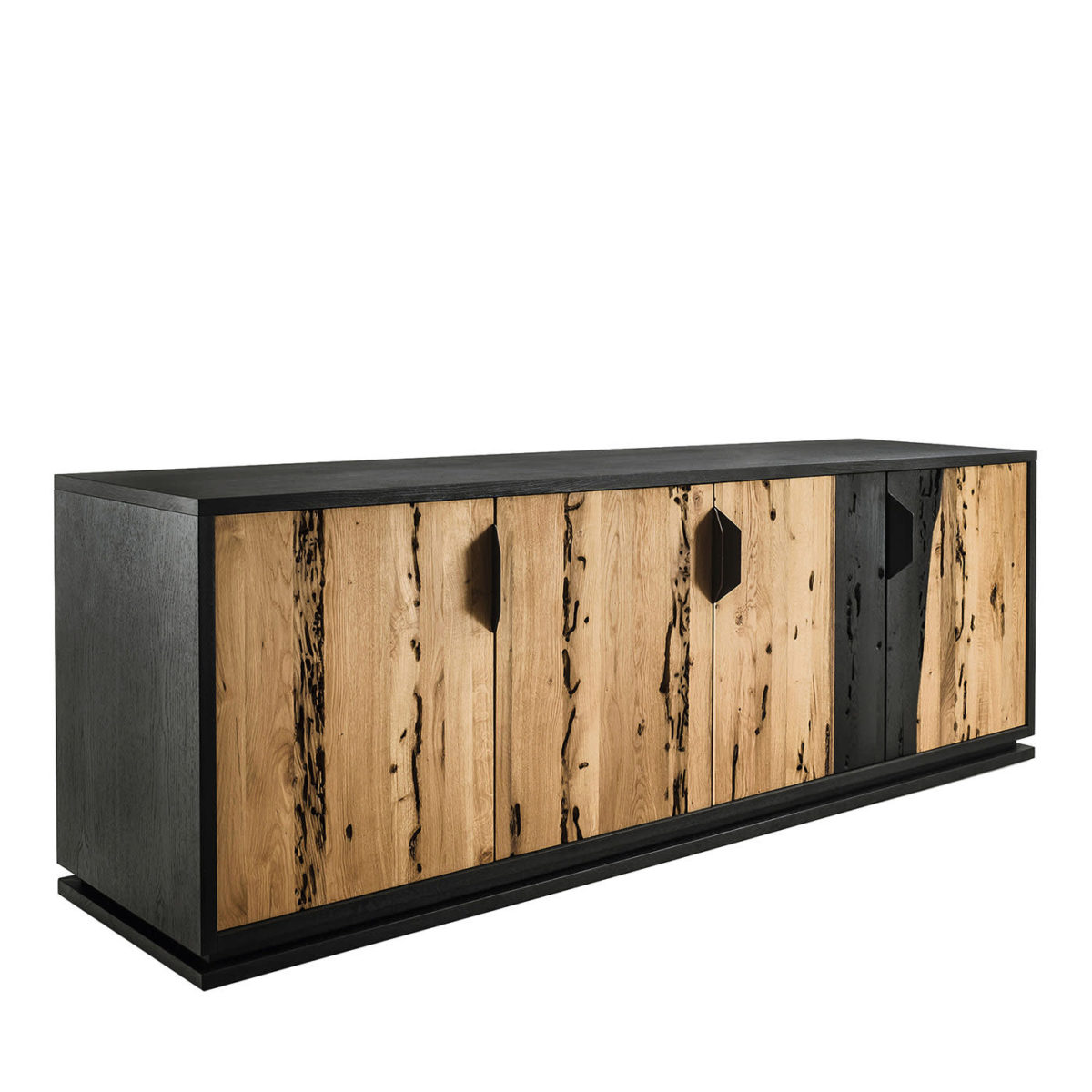 Fire Low Black Sideboard by Riva 1920