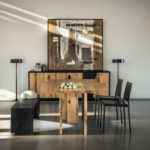 Fire Low Black Sideboard by Riva 1920