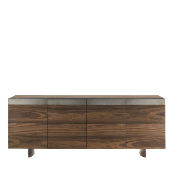 Linear Walnut Sideboard by Riva 1920