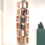 Torre Lignea 7-Shelf Cedar Bookcase by Riva 1920