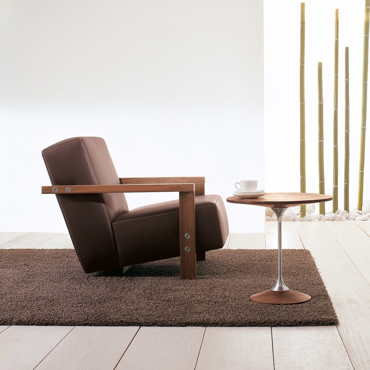 Berbena Brown Armchair by Riva 1920