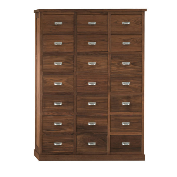 Gastonia 1.01 Walnut Chest of Drawers by Riva 1920