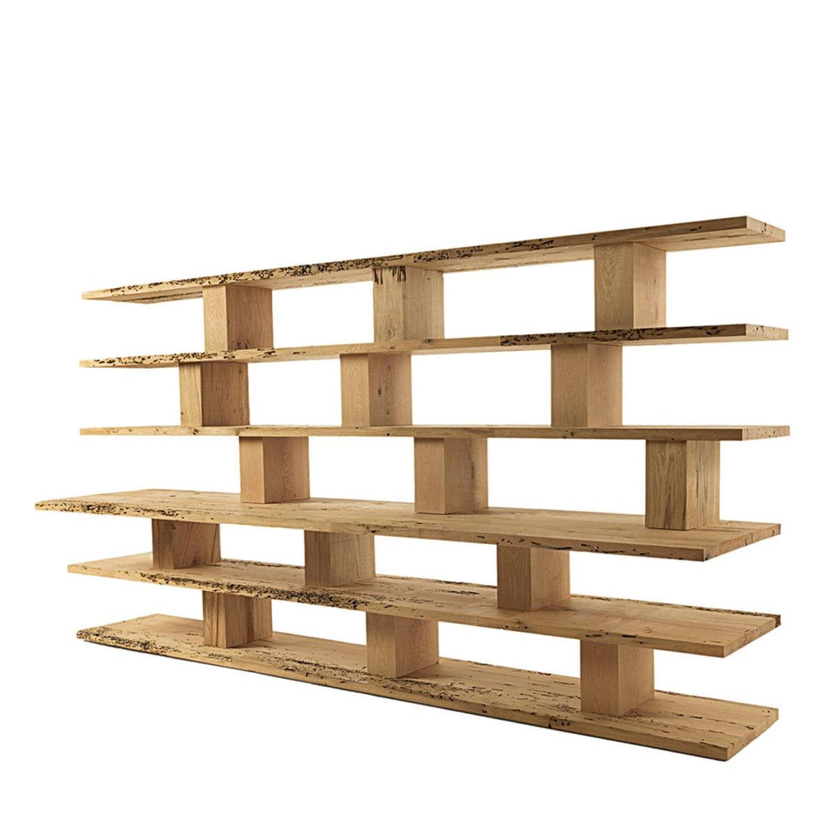 Bookshelf 6-Shelf Briccola Bookcase by Riva 1920