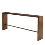 Frame Bar Walnut Console by C.R. & S. Riva 1920