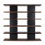 Brie 6-Shelf Anthracite-Gray Bookcase by Riva 1920