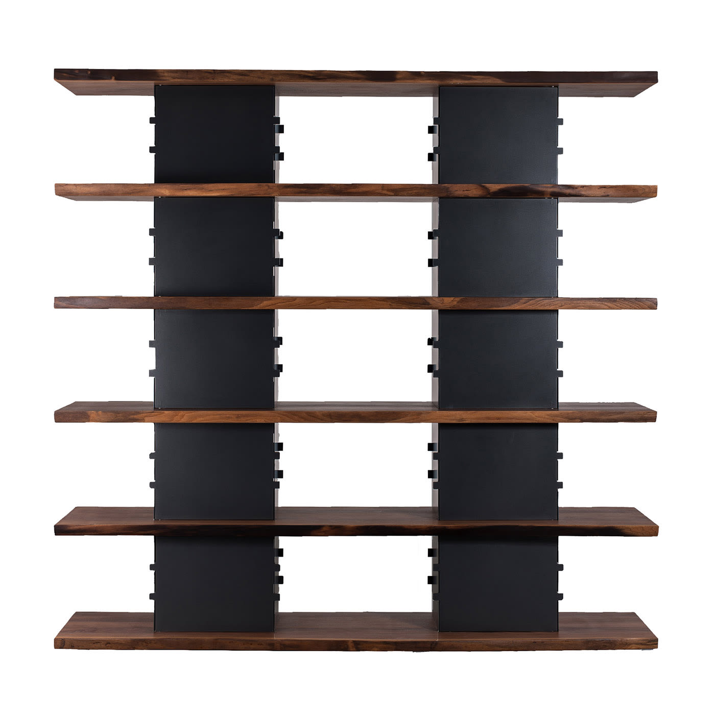 Brie 6-Shelf Anthracite-Gray Bookcase by Riva 1920