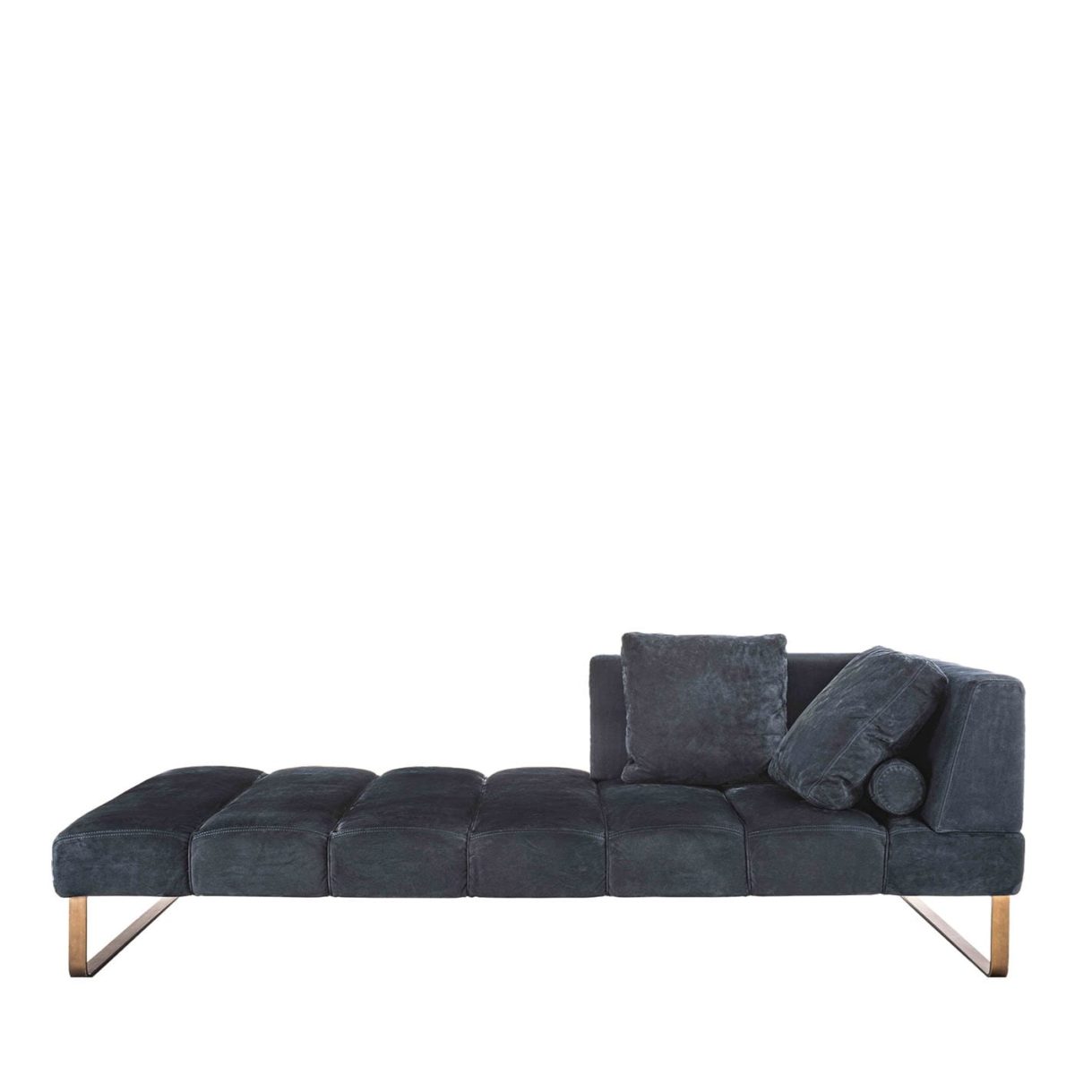 Patmos Asymmetrical Blue Chaise Longue by Riva 1920