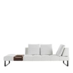 Patmos Asymmetrical White Sofa by Riva 1920