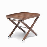 Teak Folding Table by Annibale Colombo