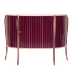 Maple and Purpleheart Marquetry Sideboard by Annibale Colombo