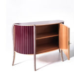 Maple and Purpleheart Marquetry Sideboard by Annibale Colombo