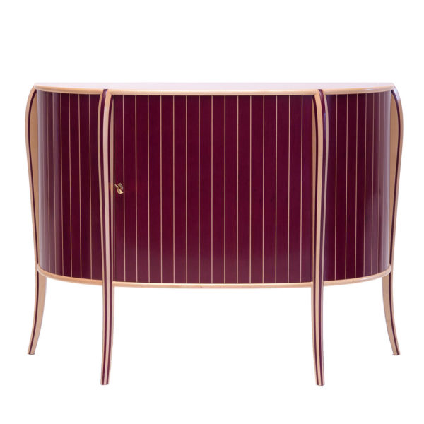 Maple and Purpleheart Marquetry Sideboard by Annibale Colombo