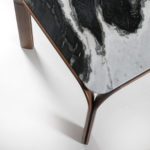 Kong Dalmata Marble Rectangular Table by Annibale Colombo